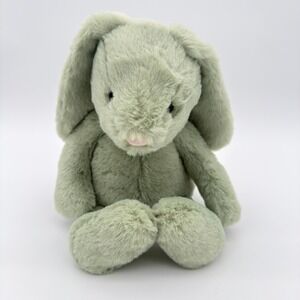 Mon Ami Sage Green Plush Bunny Rabbit Stuffed Animal Nursery Easter Soft Toy